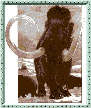 mammothburianframed